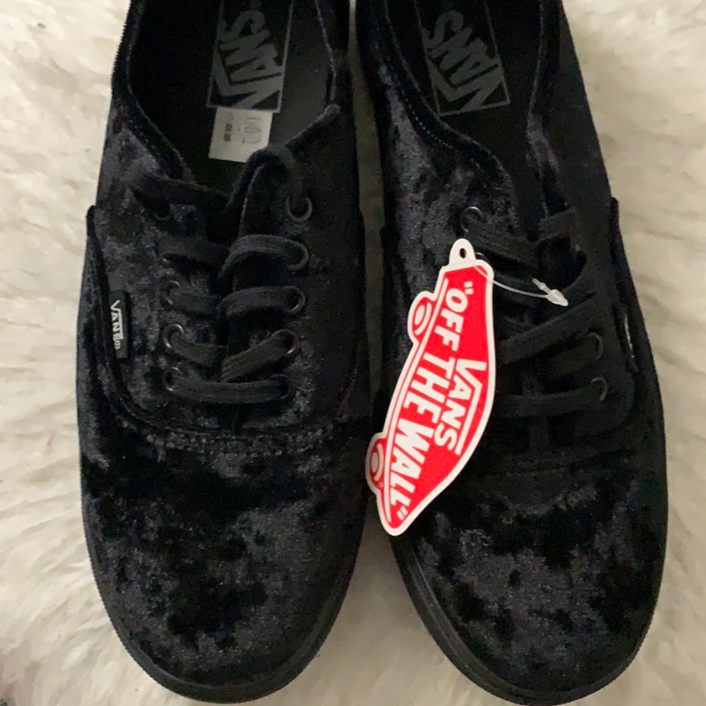 Black Velvet Vans